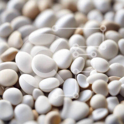 Intra Συλλεκτικό Ξύλινο Παζλ Plywood 4mm - Όμορφη εικόνα από λευκά και μπεζ βότσαλα Σε Ξύλινο Κουτί - Διαστάσεις: 10x10 cm – 25 κομμάτια - Image 1