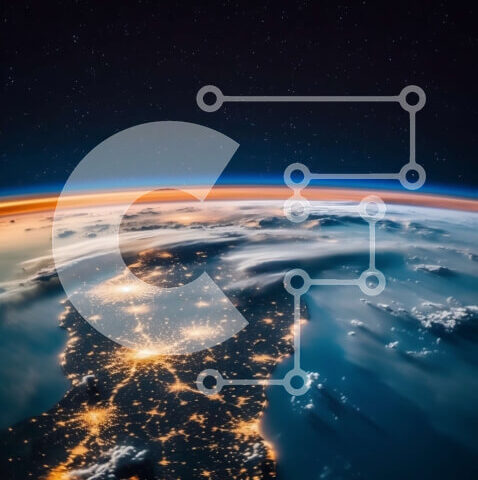 Intra Συλλεκτικό Ξύλινο Παζλ Plywood  4mm - Εκπληκτική θέα της Γης τη νύχτα από το διάστημα Σε Ξύλινο Κουτί - Διαστάσεις Puzzle: 10x10 cm – 25 κομμάτια - Image 1