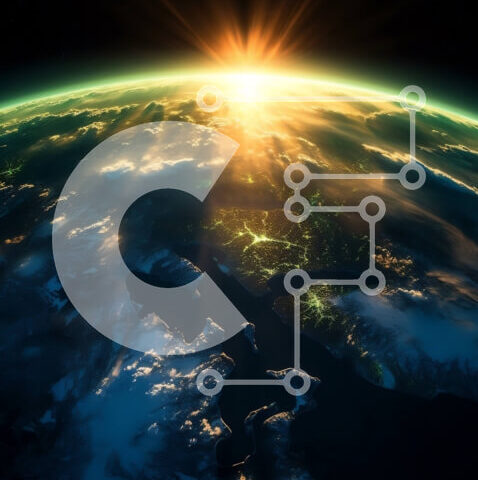 Intra Συλλεκτικό Ξύλινο Παζλ Plywood  4mm - Απίστευτη θέα της Γης από το διάστημα με ζωηρά χρώματα και λαμπερή αύρα Σε Ξύλινο Κουτί - Διαστάσεις Puzzle: 10x10 cm – 25 κομμάτια - Image 1