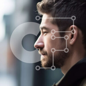 Intra Συλλεκτικό Ξύλινο Παζλ Plywood  4mm - Άνδρας με μαύρο σακάκι και κασκόλ που κοιτάζει έξω από ένα παράθυρο | Φωτογραφία Αρχείου Σε Ξύλινο Κουτί - Διαστάσεις Puzzle: 10x10 cm – 25 κομμάτια