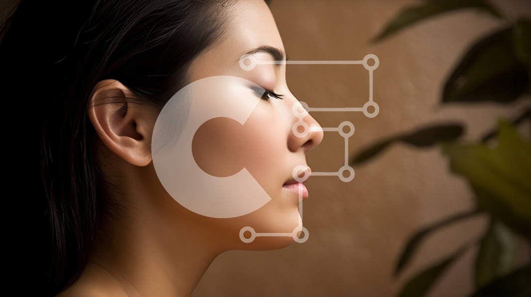 Intra Συλλεκτικό Ξύλινο Παζλ Plywood  4mm - Ουδέτερο πορτρέτο μιας γυναίκας με μακριά μαύρα μαλλιά και σκούρα μάτια Σε Ξύλινο Κουτί - Διαστάσεις Puzzle: 10x10 cm – 25 κομμάτια