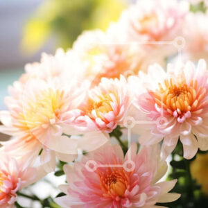 Intra Συλλεκτικό Ξύλινο Παζλ Plywood  4mm - Βάζο με ροζ και κίτρινα λουλούδια στο τραπέζι Σε Ξύλινο Κουτί - Διαστάσεις: 10x10 cm – 25 κομμάτια