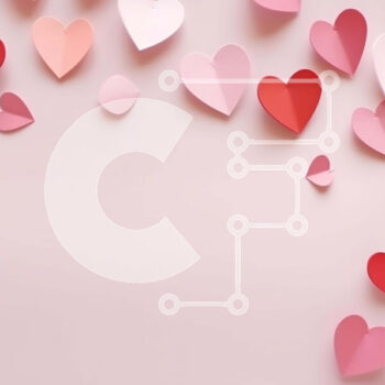 Intra Συλλεκτικό Ξύλινο Παζλ Plywood  4mm - Ροζ και κόκκινη καρδιά τοίχο που κρέμεται σε ροζ φόντο Σε Ξύλινο Κουτί - Διαστάσεις Puzzle: 10x10 cm – 25 κομμάτια - Image 1