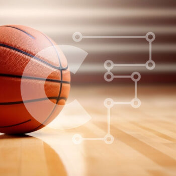 Intra Συλλεκτικό Ξύλινο Παζλ Plywood  4mm - Μπάσκετ στο ξύλινο γήπεδο Σε Ξύλινο Κουτί - Διαστάσεις Puzzle: 10x10 cm – 25 κομμάτια - Image 1