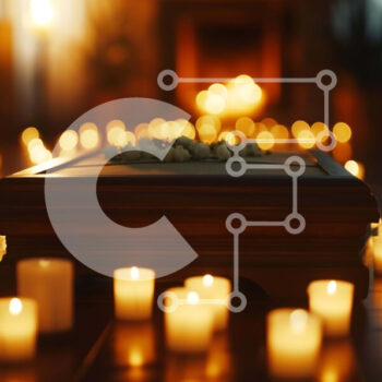 Intra Συλλεκτικό Ξύλινο Παζλ Plywood  4mm - Ξύλινη κασετίνα με κεριά για κηδεία Σε Ξύλινο Κουτί - Διαστάσεις Puzzle: 10x10 cm – 25 κομμάτια - Image 1