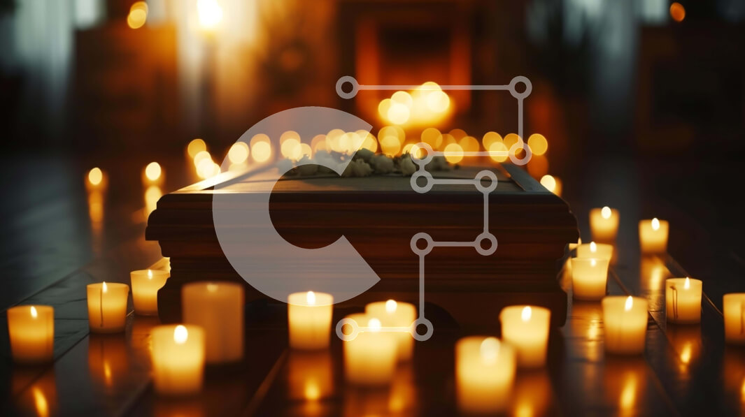 Intra Συλλεκτικό Ξύλινο Παζλ Plywood  4mm - Ξύλινη κασετίνα με κεριά για κηδεία Σε Ξύλινο Κουτί - Διαστάσεις Puzzle: 10x10 cm – 25 κομμάτια