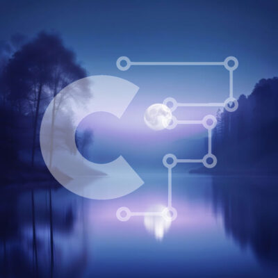 Intra Συλλεκτικό Ξύλινο Παζλ Plywood 4mm - Μαγευτική εικόνα ενός ομιχλώδους δάσους τη νύχτα με πανσέληνο Σε Ξύλινο Κουτί - Διαστάσεις: 10x10 cm – 25 κομμάτια - Image 1