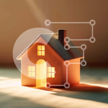 Intra Συλλεκτικό Ξύλινο Παζλ Plywood  4mm - Όμορφη εικόνα ενός άνετου ξύλινου σπιτιού με κήπο και καμινάδα Σε Ξύλινο Κουτί - Διαστάσεις Puzzle: 10x10 cm – 25 κομμάτια - Image 1