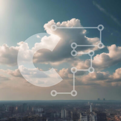 Intra Συλλεκτικό Ξύλινο Παζλ Plywood 4mm - Αστικό τοπίο με αεροπλάνο που πετά πάνω από τον ουρανό Σε Ξύλινο Κουτί - Διαστάσεις Puzzle: 10x10 cm – 25 κομμάτια - Image 1