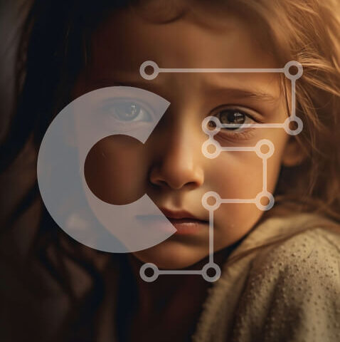 Intra Συλλεκτικό Ξύλινο Παζλ Plywood 4mm - Λυπημένο νεαρό κορίτσι που κοιτάζει μακριά στην απόσταση Σε Ξύλινο Κουτί - Διαστάσεις Puzzle: 10x10 cm – 25 κομμάτια - Image 1