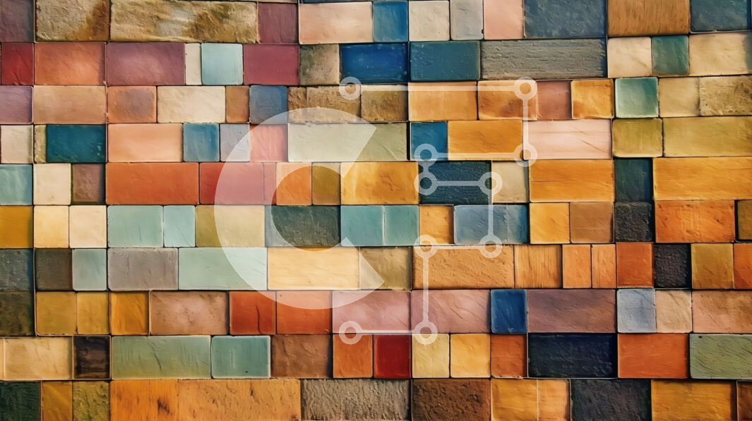 Intra Συλλεκτικό Ξύλινο Παζλ Plywood  4mm - Παλιός τοίχος από τούβλα με μοναδικό σχέδιο και χρωματική παραλλαγή Σε Ξύλινο Κουτί - Διαστάσεις Puzzle: 10x10 cm – 25 κομμάτια