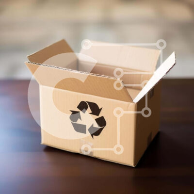 Intra Συλλεκτικό Ξύλινο Παζλ Plywood 4mm - Άδειο κουτί αποστολής από χαρτόνι με σύμβολο ανακύκλωσης Σε Ξύλινο Κουτί - Διαστάσεις: 10x10 cm – 25 κομμάτια - Image 1