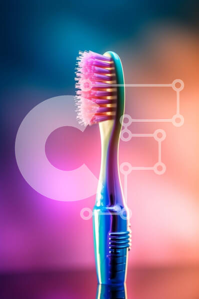 Intra Συλλεκτικό Ξύλινο Παζλ Plywood  4mm - Κομψή και ζωντανή οδοντόβουρτσα με πολύχρωμες τρίχες Σε Ξύλινο Κουτί - Διαστάσεις Puzzle: 10x10 cm – 25 κομμάτια