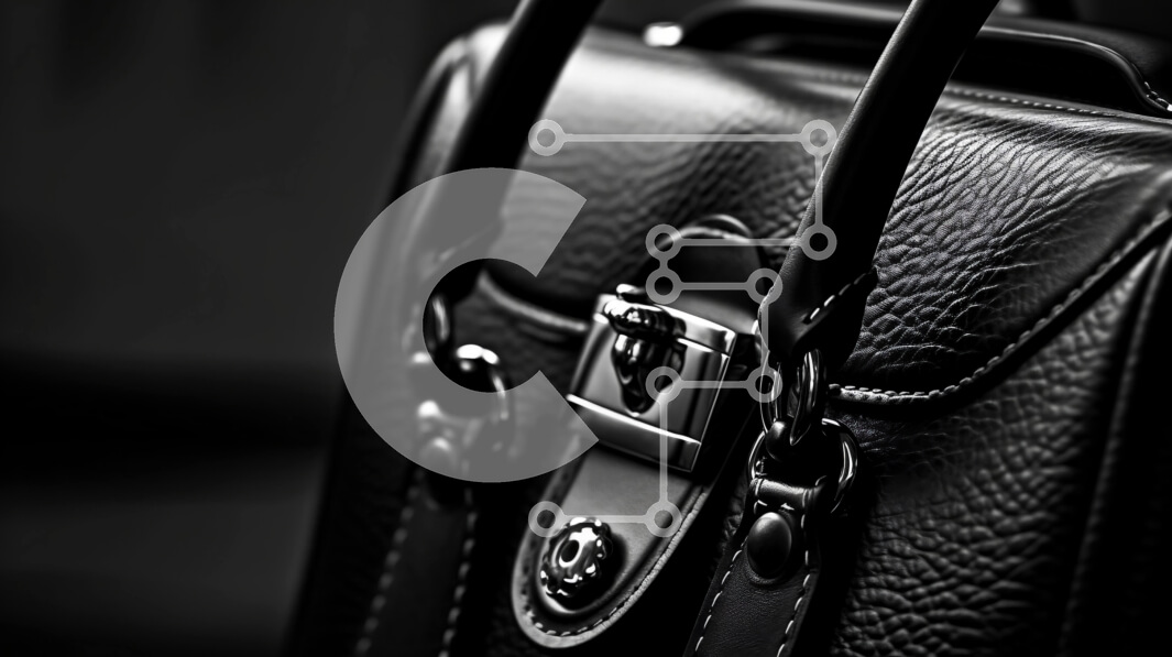 Intra Συλλεκτικό Ξύλινο Παζλ Plywood  4mm - Κομψός μαύρος δερμάτινος χαρτοφύλακας με μεταλλικές λεπτομέρειες Σε Ξύλινο Κουτί - Διαστάσεις: 10x10 cm – 25 κομμάτια