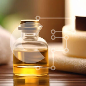 Intra Συλλεκτικό Ξύλινο Παζλ Plywood  4mm - Μπουκάλι Αιθέριο Έλαιο για Προσωπική Περιποίηση Σε Ξύλινο Κουτί - Διαστάσεις Puzzle: 10x10 cm – 25 κομμάτια