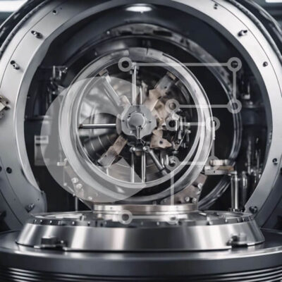 Intra Συλλεκτικό Ξύλινο Παζλ Plywood 4mm - Μηχανή με ανοιχτά μέρη που αποκαλύπτουν την εσωτερική λειτουργία Σε Ξύλινο Κουτί - Διαστάσεις Puzzle: 10x10 cm – 25 κομμάτια - Image 1