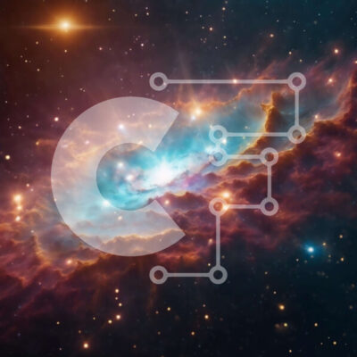 Intra Συλλεκτικό Ξύλινο Παζλ Plywood  4mm - Νεφέλωμα Ωρίωνα στον νυχτερινό ουρανό - Εικόνα του διαστημικού τηλεσκοπίου Hubble Σε Ξύλινο Κουτί - Διαστάσεις Puzzle: 10x10 cm – 25 κομμάτια - Image 1