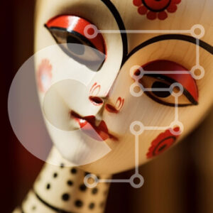 Intra Συλλεκτικό Ξύλινο Παζλ Plywood  4mm - Καλλιτεχνική Ξύλινη κούκλα με περίπλοκα σχέδια Σε Ξύλινο Κουτί - Διαστάσεις: 10x10 cm – 25 κομμάτια