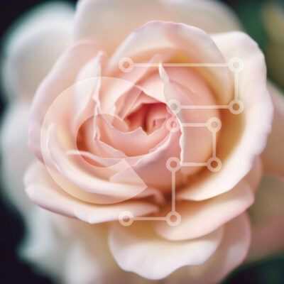 Intra Συλλεκτικό Ξύλινο Παζλ Plywood  4mm - Όμορφη κινηματογράφηση σε πρώτο πλάνο ενός ροζ τριαντάφυλλου με ευαίσθητα πέταλα Σε Ξύλινο Κουτί - Διαστάσεις: 10x10 cm – 25 κομμάτια - Image 1