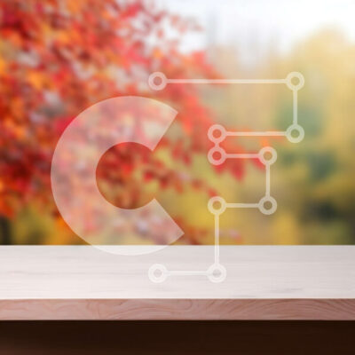 Intra Συλλεκτικό Ξύλινο Παζλ Plywood  4mm - Φθινοπωρινό δάσος φόντο με λευκό λευκό τραπέζι Σε Ξύλινο Κουτί - Διαστάσεις: 10x10 cm – 25 κομμάτια - Image 1