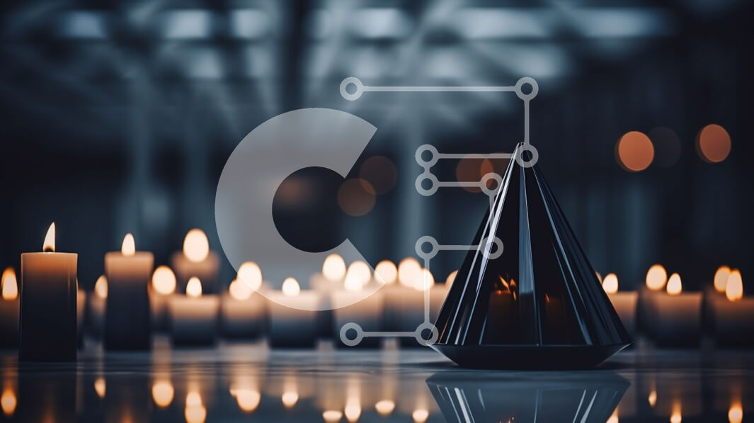 Intra Συλλεκτικό Ξύλινο Παζλ Plywood  4mm - Μαύρο κερί στο τραπέζι με αναμμένα κεριά Σε Ξύλινο Κουτί - Διαστάσεις Puzzle: 10x10 cm – 25 κομμάτια