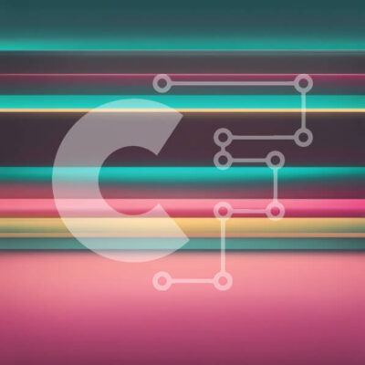 Intra Συλλεκτικό Ξύλινο Παζλ Plywood  4mm - Αφηρημένο ριγέ μοτίβο σε ροζ, μπλε και κίτρινο Σε Ξύλινο Κουτί - Διαστάσεις Puzzle: 10x10 cm – 25 κομμάτια - Image 1