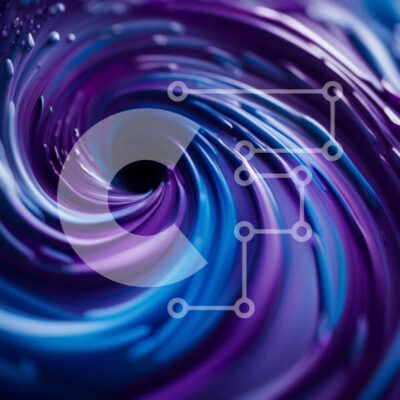 Intra Συλλεκτικό Ξύλινο Παζλ Plywood  4mm - Σαγηνευτική εικόνα μιας στροβιλιζόμενης δίνης σε ζωηρά χρώματα Σε Ξύλινο Κουτί - Διαστάσεις Puzzle: 10x10 cm – 25 κομμάτια - Image 1