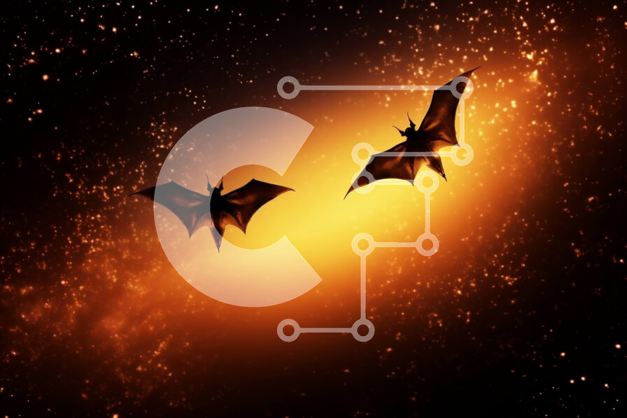 Intra Συλλεκτικό Ξύλινο Παζλ Plywood  4mm - Σαγηνευτική εικόνα με νυχτερίδες σε πτήση Σε Ξύλινο Κουτί - Διαστάσεις: 10x10 cm – 25 κομμάτια