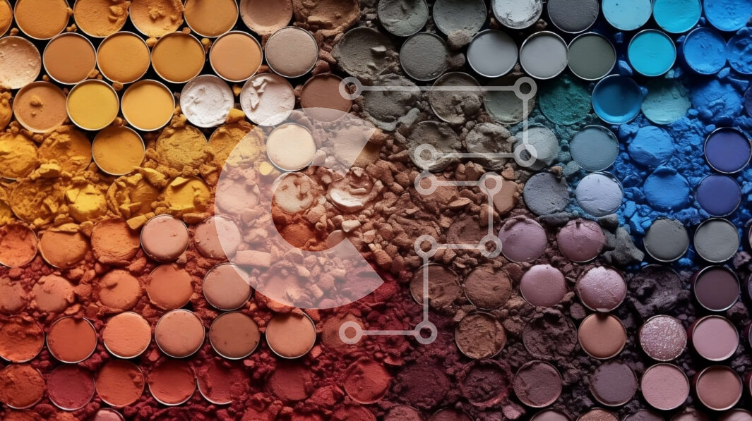 Intra Συλλεκτικό Ξύλινο Παζλ Plywood  4mm - Διάφορες σκιές ματιών σε διαφορετικά χρώματα για εντυπωσιακές εμφανίσεις μακιγιάζ ματιών Σε Ξύλινο Κουτί - Διαστάσεις Puzzle: 10x10 cm – 25 κομμάτια