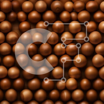Intra Συλλεκτικό Ξύλινο Παζλ Plywood 4mm - Μοναδική σύνθεση με ξύλινα αυγά - φωτογραφία από κοντά Σε Ξύλινο Κουτί - Διαστάσεις: 10x10 cm – 25 κομμάτια - Image 1