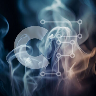 Intra Συλλεκτικό Ξύλινο Παζλ Plywood  4mm - Σαγηνευτική εικόνα του στροβιλιζόμενου καπνού σε μπλε και καφέ αποχρώσεις Σε Ξύλινο Κουτί - Διαστάσεις Puzzle: 10x10 cm – 25 κομμάτια - Image 1