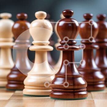 Intra Συλλεκτικό Ξύλινο Παζλ Plywood  4mm - Σκακιέρα με καρό σχέδιο Σε Ξύλινο Κουτί - Διαστάσεις Puzzle: 10x10 cm – 25 κομμάτια - Image 1