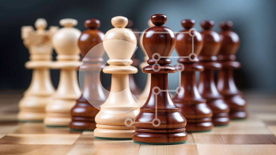 Intra Συλλεκτικό Ξύλινο Παζλ Plywood  4mm - Σκακιέρα με καρό σχέδιο Σε Ξύλινο Κουτί - Διαστάσεις Puzzle: 10x10 cm – 25 κομμάτια