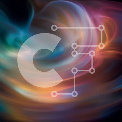 Intra Συλλεκτικό Ξύλινο Παζλ Plywood  4mm - Εκπληκτική εικόνα μιας πολύχρωμης περιστρεφόμενης δίνης στο διάστημα Σε Ξύλινο Κουτί - Διαστάσεις Puzzle: 10x10 cm – 25 κομμάτια - Image 1