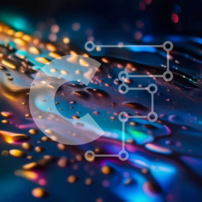 Intra Συλλεκτικό Ξύλινο Παζλ Plywood  4mm - Ζωντανό έγχρωμο υγρό με σταγονίδια κοντινή φωτογραφία Σε Ξύλινο Κουτί - Διαστάσεις Puzzle: 10x10 cm – 25 κομμάτια - Image 1