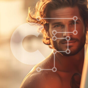 Intra Συλλεκτικό Ξύλινο Παζλ Plywood  4mm - Εκπληκτική εικόνα ενός σέρφερ στο ηλιοβασίλεμα Σε Ξύλινο Κουτί - Διαστάσεις Puzzle: 10x10 cm – 25 κομμάτια - Image 1