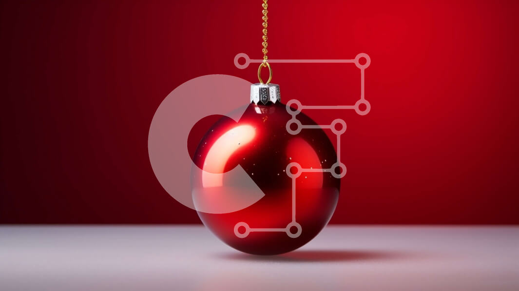 Intra Συλλεκτικό Ξύλινο Παζλ Plywood  4mm - Κόκκινη γυάλινη κρεμαστή διακόσμηση για τις γιορτές και όλο το χρόνο Σε Ξύλινο Κουτί - Διαστάσεις Puzzle: 10x10 cm – 25 κομμάτια