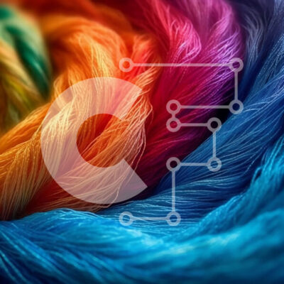 Intra Συλλεκτικό Ξύλινο Παζλ Plywood  4mm - Κοντινό πλάνο μπάλας νήματος ουράνιου τόξου σε λευκό φόντο Σε Ξύλινο Κουτί - Διαστάσεις Puzzle: 10x10 cm – 25 κομμάτια - Image 1