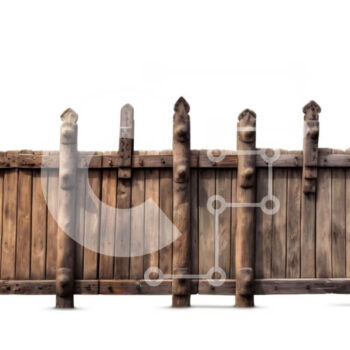 Intra Συλλεκτικό Ξύλινο Παζλ Plywood  4mm - Προστατευτικός ξύλινος φράχτης με αιχμές - Φωτογραφία Αρχείου Σε Ξύλινο Κουτί - Διαστάσεις Puzzle: 10x10 cm – 25 κομμάτια - Image 1