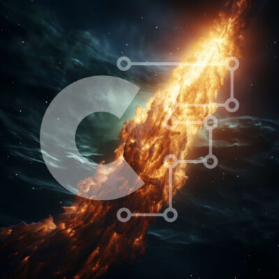 Intra Συλλεκτικό Ξύλινο Παζλ Plywood  4mm - Εκπληκτική εικόνα ενός φωτεινά λαμπερού ουράνιου σώματος στο διάστημα Σε Ξύλινο Κουτί - Διαστάσεις Puzzle: 10x10 cm – 25 κομμάτια - Image 1