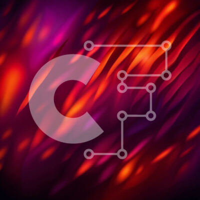 Intra Συλλεκτικό Ξύλινο Παζλ Plywood 4mm - Δονούμενο και ενεργητικό μωβ και πορτοκαλί αφηρημένο φόντο Σε Ξύλινο Κουτί - Διαστάσεις Puzzle: 10x10 cm – 25 κομμάτια - Image 1