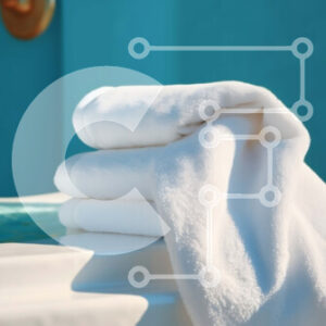 Intra Συλλεκτικό Ξύλινο Παζλ Plywood  4mm - Όμορφη κινηματογράφηση σε πρώτο πλάνο μιας όμορφα διπλωμένης λευκής πετσέτας σε μια λευκή πορσελάνινη μπανιέρα Σε Ξύλινο Κουτί - Διαστάσεις Puzzle: 10x10 cm – 25 κομμάτια