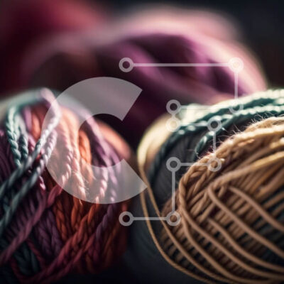 Intra Συλλεκτικό Ξύλινο Παζλ Plywood  4mm - Ζωντανή κινηματογράφηση σε πρώτο πλάνο από πολύχρωμες μπάλες νήματος σε ένα τραπέζι Σε Ξύλινο Κουτί - Διαστάσεις Puzzle: 10x10 cm – 25 κομμάτια - Image 1