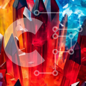 Intra Συλλεκτικό Ξύλινο Παζλ Plywood  4mm - Πολύχρωμη κρυστάλλινη εικόνα από κοντά με γυαλιστερή και ανακλαστική επιφάνεια Σε Ξύλινο Κουτί - Διαστάσεις Puzzle: 10x10 cm – 25 κομμάτια