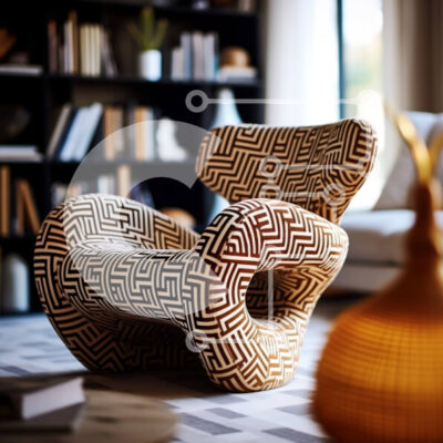 Intra Συλλεκτικό Ξύλινο Παζλ Plywood  4mm - Κομψό και ευρύχωρο σαλόνι με φυσικό φως Σε Ξύλινο Κουτί - Διαστάσεις Puzzle: 10x10 cm – 25 κομμάτια - Image 1