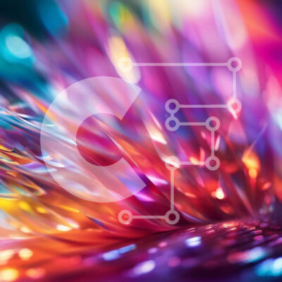 Intra Συλλεκτικό Ξύλινο Παζλ Plywood  4mm - Πολύχρωμη αφηρημένη σύνθεση Σε Ξύλινο Κουτί - Διαστάσεις Puzzle: 10x10 cm – 25 κομμάτια - Image 1