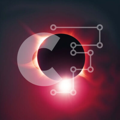 Intra Συλλεκτικό Ξύλινο Παζλ Plywood  4mm - Ασπρόμαυρη Εικόνα Έκλειψης Ηλίου με Ορατό Στέμμα Ήλιου Σε Ξύλινο Κουτί - Διαστάσεις Puzzle: 10x10 cm – 25 κομμάτια - Image 1