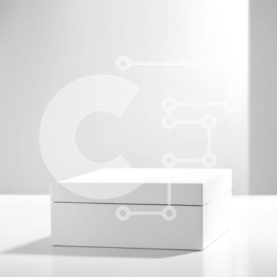 Intra Συλλεκτικό Ξύλινο Παζλ Plywood  4mm - Μινιμαλιστικό λευκό κουτί στο τραπέζι Σε Ξύλινο Κουτί - Διαστάσεις: 10x10 cm – 25 κομμάτια - Image 1