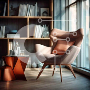 Intra Συλλεκτικό Ξύλινο Παζλ Plywood  4mm - Κομψό σαλόνι με μεγάλο παράθυρο και ράφια Σε Ξύλινο Κουτί - Διαστάσεις Puzzle: 10x10 cm – 25 κομμάτια