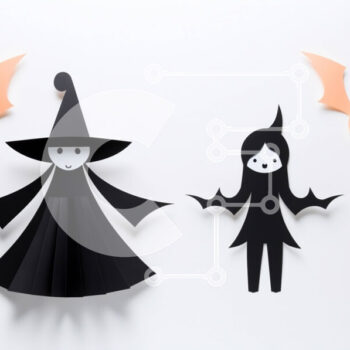 Intra Συλλεκτικό Ξύλινο Παζλ Plywood  4mm - Χάρτινες κούκλες αποκριών σε άσπρο φόντο Σε Ξύλινο Κουτί - Διαστάσεις Puzzle: 10x10 cm – 25 κομμάτια - Image 1